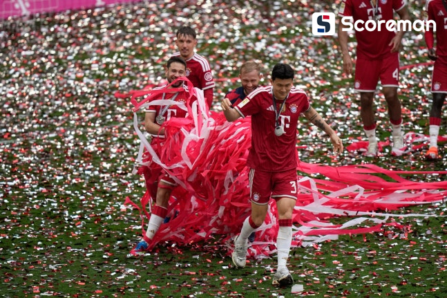 '김민재 벤치' 뮌헨, DFB 포칼 우승…도메스틱 더블 달성